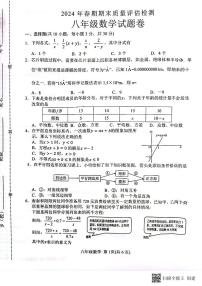 河南省南阳市2023-2024学年八年级下学期6月期末数学试题