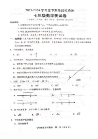 重庆市巴南区2023-2024学年七年级下学期数学期末试题