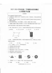 江苏省南通市启东市2024年八年级下学期6月期末数学试题