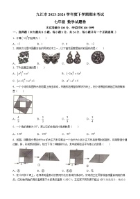 江西省九江市2023-2024学年七年级下学期期末数学试题
