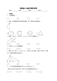 陕西省2024届中考数学试卷(含答案)