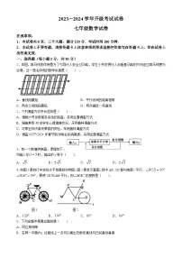 河南省安阳市内黄县2023-2024学年七年级下学期期末数学试题