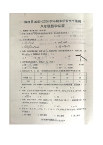 湖北省十堰市郧西县2023-2024学年八年级下学期6月期末数学试题