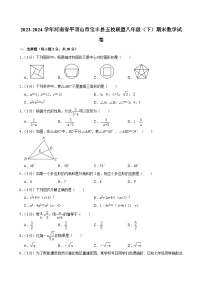 +河南省平顶山市宝丰县五校联盟2023-2024学年八年级下学期期末数学试卷