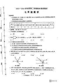 河南省驻马店市西平县2023-2024学年七年级下学期期末数学试题