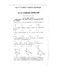 [数学]广东省广州市增城区2023～～2024数学年下学期八年级数学核心素养竞赛试题(无答案)