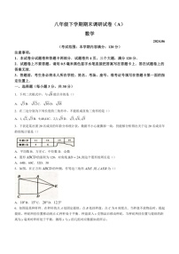 [数学]河南省安阳市滑县师达学校2023～2024学年八年级下学期期末试题(有答案)