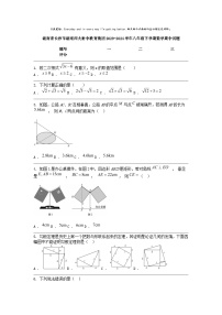 [数学]湖南省长沙市湖南师大附中教育集团2023-2024学年八年级下学期期中试题