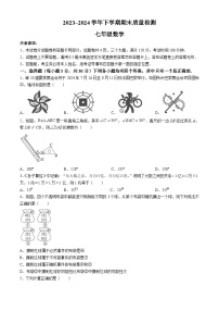 河南省平顶山市汝州市2023-2024学年七年级下学期期末数学试题