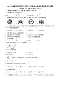 四川省泸州市龙马潭区五校联考2023-2024学年七年级下学期6月月考数学试题