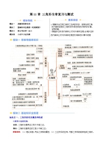 2024年新八年级数学暑假提升精品讲义（人教版）-第11章 三角形全章复习与测试（原卷版+解析版）