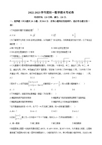 湖南省长沙市师大附中教育集团2022-2023学年七年级下学期期末数学试题（原卷及解析版）