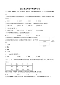 2024年云南省中考数学试卷（含解析）