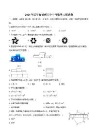 2024年辽宁省锦州八中中考数学三模试卷（含答案）
