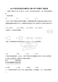 2024年贵州省贵阳市南明区小碧中学中考数学二模试卷（含答案）