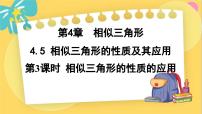 初中数学浙教版九年级上册第4章 相似三角形4.3 相似三角形课文配套课件ppt