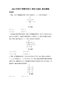 2024河南中考数学复习 图形与坐标 强化精练 (含答案)