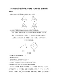 2024河南中考数学复习专题 尺规作图 强化训练 (含答案)