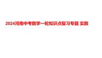 2024河南中考数学一轮知识点复习专题 实数 课件