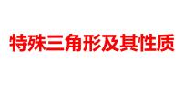 2024河南中考数学一轮知识点训练复习专题  特殊三角形及其性质  (课件)