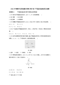 2024河南中考数学全国真题分类卷 第六讲 平面直角坐标系及函数(含答案)