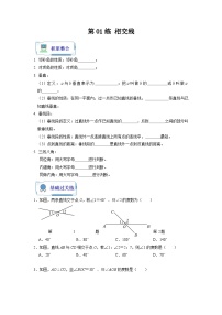 【暑假复习】人教版初中七年级（七升八）数学第01讲 相交线（原卷版+解析版）