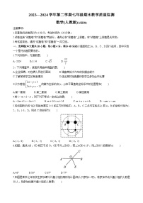 安徽省阜阳市2023-2024学年七年级下学期期末数学试题