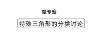 2024河南中考数学专题复习第四章 微专题 特殊三角形的分类讨论 课件