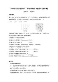 2024江西中考数学二轮专项训练 题型一 操作题 （含答案）