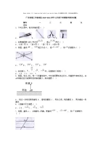 [数学][期中]广东省湛江市徐闻县2023-2024学年七年级下学期数学期中试题