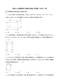 人教版八年级数学下册重难点专题提升精讲精练专题06求最短路径与线段长度最小值问题(40道)专训(原卷版+解析)