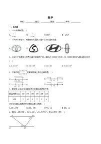 西藏2024届九年级下学期中考一模数学试卷(含答案)