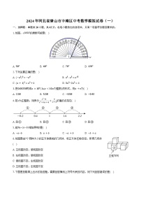 2024年河北省唐山市丰南区中考数学模拟试卷（一）(含答案)