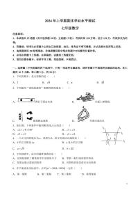 2023-2024雨花金海七下期末考试数学试卷