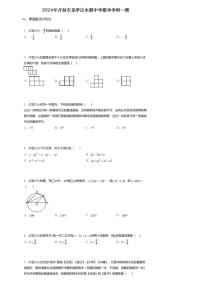 2024年河南省开封市水稻中学九年级中考一模数学试题