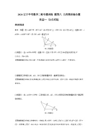 2024辽宁中考数学二轮专题训练 题型八 几何图形综合题 (含答案)