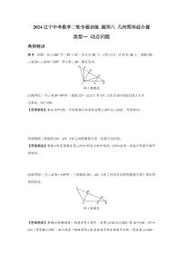 2024辽宁中考数学二轮专题训练 题型八 几何图形综合题 (含答案)