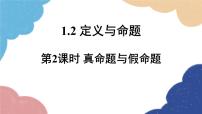 初中数学浙教版八年级上册第1章 三角形的初步知识1.2 定义与命题教学演示ppt课件