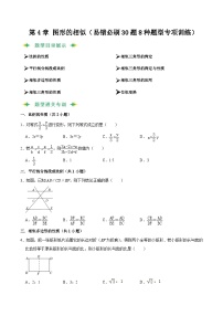 猜题04 图形的相似（易错必刷30题8种题型专项训练）-九年级上学期数学期末考点大串讲（北师大版）