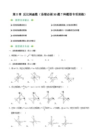 猜题05 反比例函数（易错必刷30题7种题型专项训练）-九年级上学期数学期末考点大串讲（北师大版）