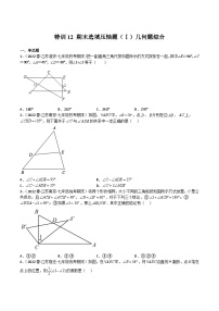 苏科版七年级数学下册满分冲刺卷特训12期末选填压轴题(Ⅰ)几何题综合(原卷版+解析)