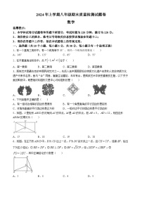 湖南省邵阳市隆回县2023-2024学年八年级下学期期末数学试题(无答案)