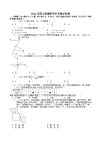 2024年四川省德阳市中考数学试卷【含解析】