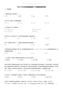 [数学][期末]2023~2024学年安徽宣城初二下学期期末数学试卷(无答案)