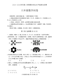 山东省聊城市阳谷县2023-2024学年八年级下学期7月期末考试数学试题