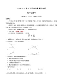 2023-2024学年初中下学期七年级数学期末模拟卷（考试版A4）【人教版七年级下全册】（北京）