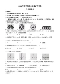 湖南省邵阳市邵东市2023-2024学年八年级下学期期末数学试题(无答案)