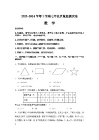 湖南省益阳市大通湖管理区两校期末联考2023-2024学年七年级下学期7月期末数学试题