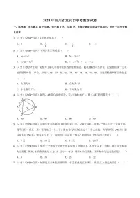2024年四川省宜宾市中考数学试卷（含详细解析）
