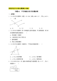 七年级数学下册高分突破专题01平行线综合各市好题必刷(期中复习压轴专题满分攻略)(原卷版+解析)